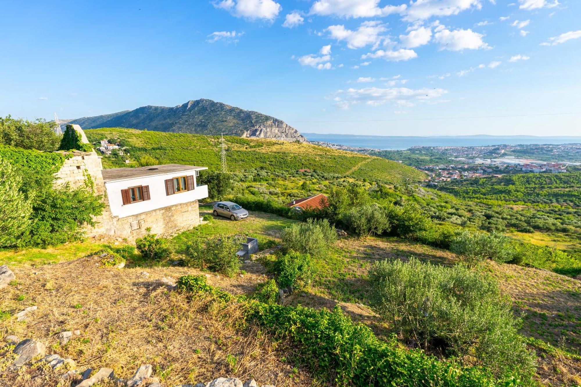 Olive Garden House In Zrnovnica With A View & Bbq Villa Eksteriør billede